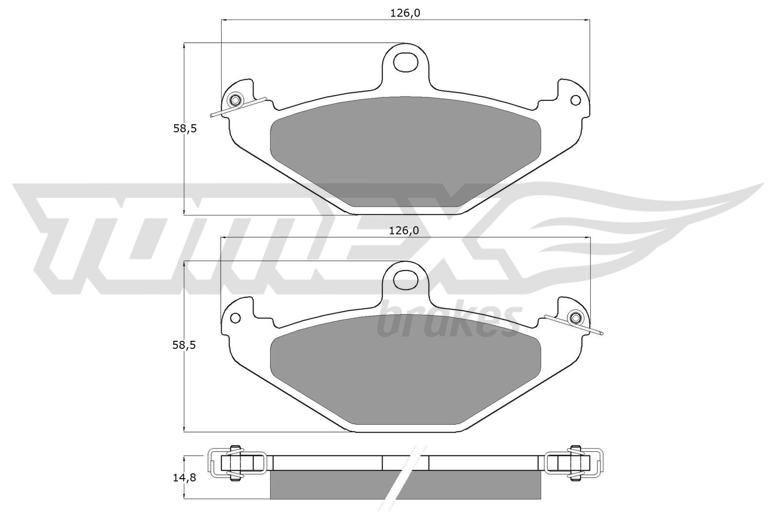 TOMEX Brakes TX 12-37 Sada...